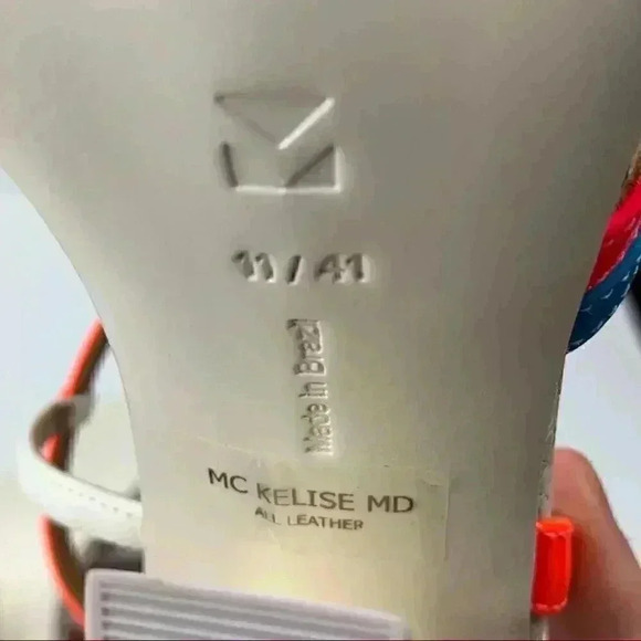 Mercedes Castillo Kelise Neon Snake print Leather - Picture 8 of 10